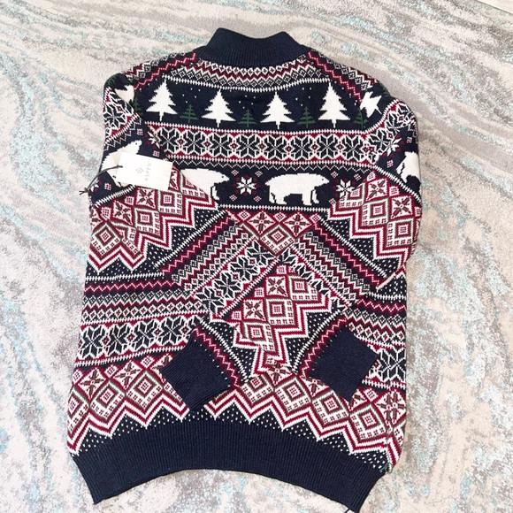 Christmas Patterned Men Sweater - Picture 3 of 5